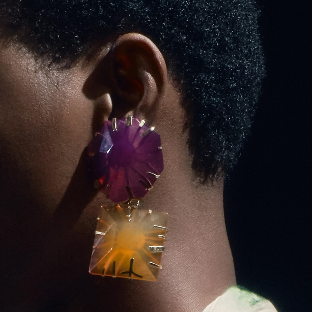 Rare zara statement earrings - Picture 5 of 7
